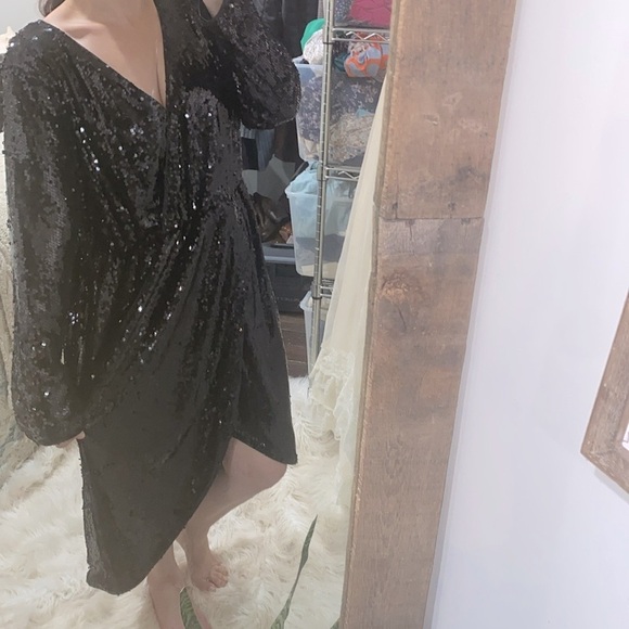 BloomChic black sequin dress new with tags plus size 18-20 - Picture 1 of 6